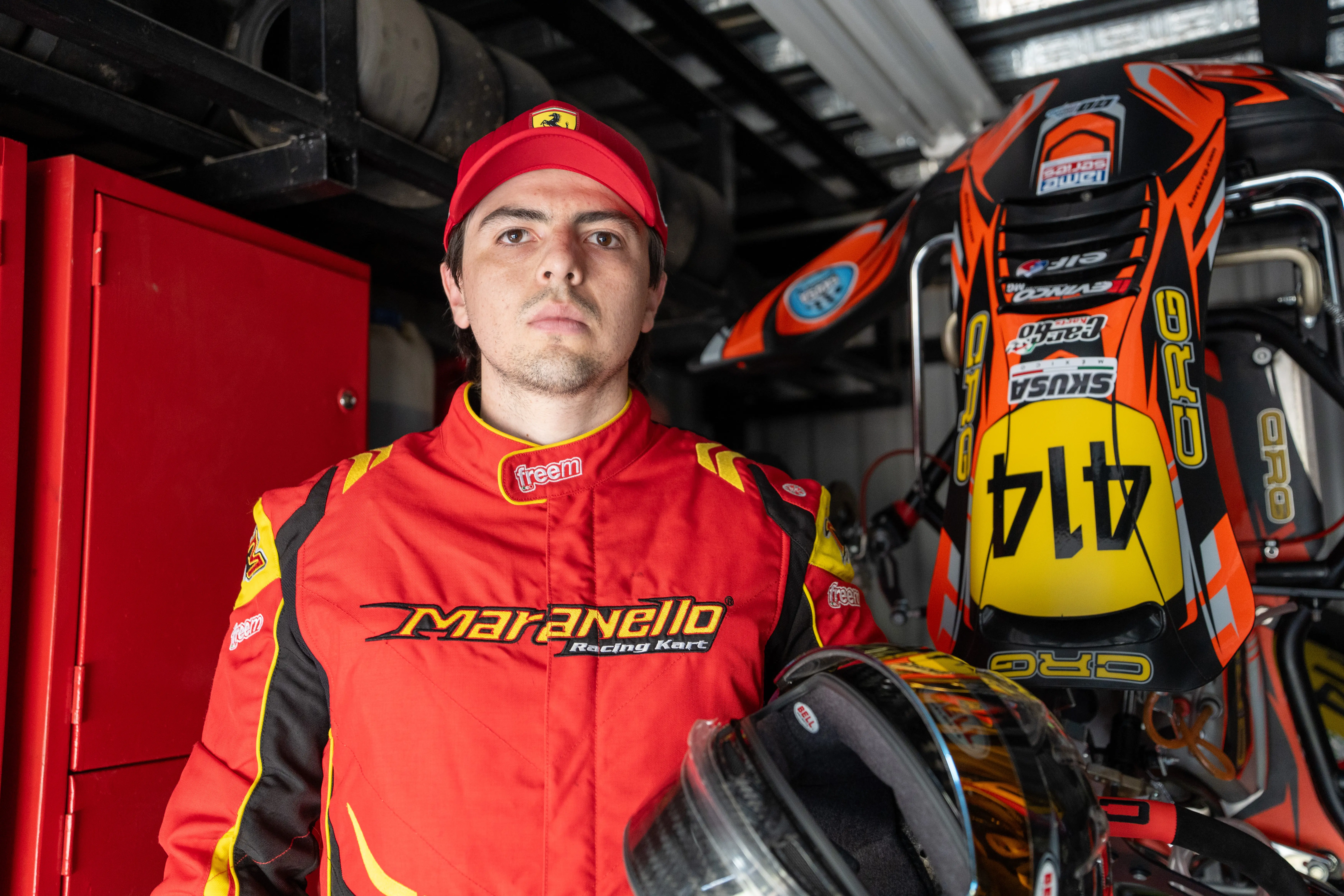 Sergio Contreras — piloto de karting